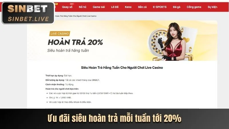 Ưu đãi sản phẩm cụ thể